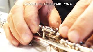 YAMAHA 481 FLUTE REPAIR ROMA RIPARAZIONE STRUMENTI A FIATO IN GIORNATA [upl. by Samp]