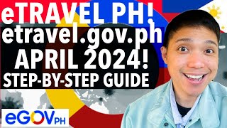 🇵🇭🇯🇵APRIL 2024 LATEST STEP BY STEP GUIDE eTRAVEL eGOVPH REGISTRATION TRAVEL ninjawifi etravel [upl. by Anyk767]