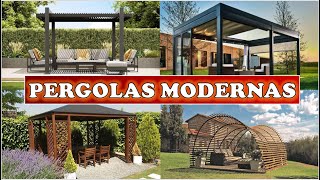 DISEÑOS de PERGOLAS MODERNAS [upl. by Lorena970]