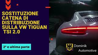 Sostituzione catena di distribuzione VW Tiguan 20 TSI video finale dominikautomotive [upl. by Leanora]