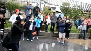 Cutest Flash Mob Proposal Ever When He Starts to Dance Youll Cry [upl. by Llemej]