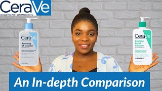 Cerave Foaming Facial Cleanser Vs Cerave Renewing SA cleanser  Dr Janet [upl. by Eseryt]