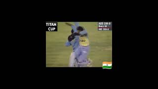 6 Runs 6 Balls Sachin Bowling Last Over Titan Cup India vs Australia [upl. by Arraeis]