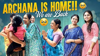 మా Archana is Home  We are back…⚡️⚡️  Archana Challa  Jayapradachalla  Attakodallu  Family [upl. by Leftwich]