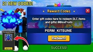 NEW CODES ALL WORKING CODES IN BLOX FRUITS 2024 NOVEMBER ROBLOX BLOX FRUITS CODES PERM KITSUNE [upl. by Luap]