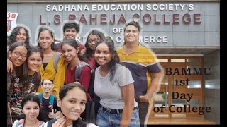 1st Day of College in LS RAHEJA COLLEGE 2022 [upl. by Ilana]