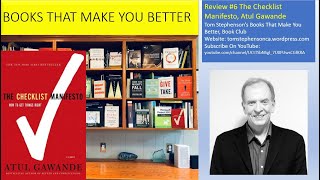 The Checklist Manifesto Books That Make You Better Book Review No 6 [upl. by Ettecul]