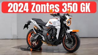 2024 ZONTES 350 GK  A MODERN AND AGGRESSIVE MOTORCYCLE [upl. by Jordison]