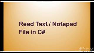 Read Text File in C  Display Text File to RichTextBox [upl. by Baalman]