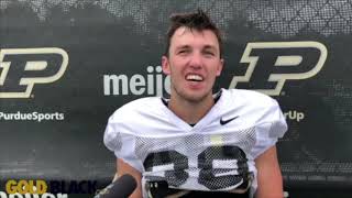 Purdue Training Camp Day 5 — safety Brennan Thieneman [upl. by Koal]