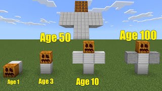 All Iron Golems from age 1 to 100 [upl. by Orutra]