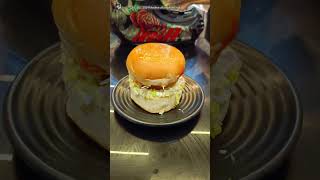 Veg burger  Tasty veg burger  vegmukbang  uk nature cafe khatima Kumaon Uttarakhand India [upl. by Hemetaf913]