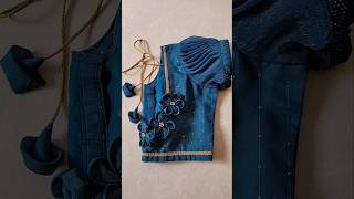 Very easy pretty blouse design 👌 blouse fashion stylishblousedesignforsaree [upl. by Dodi]