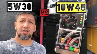 Speed test  5w30 vs 10w40 [upl. by Maure]