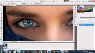 Tutorial Photoshop  effetto occhi luminosi HD [upl. by Mosi]