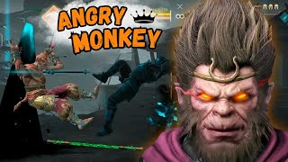 Monkey King woke up and Decided Brutaity 🦍 Monkey against Herald amp Legion  Shadow Fight 4 Arena [upl. by Hotze]