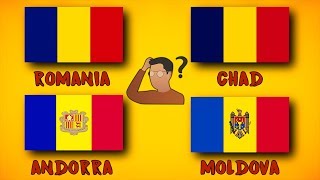 ȚĂRI CU DRAPELE SIMILARE [upl. by Pulchia]