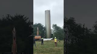 Freehold water tower comes down in planned demolition [upl. by Bohaty]