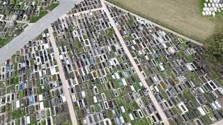 Scholemoor Cemetery Bradford October 2024 drone video part 12 [upl. by Namajneb346]