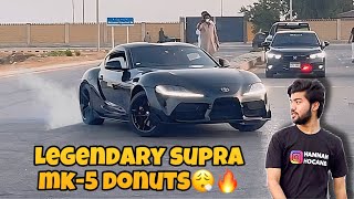 Saturday track Do darya 🔥❤️  The showstopper SUPRA MK5 Donuts🍩  Hannanhocane [upl. by Nidnarb]