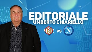 EDITORIALE DI UMBERTO CHIARIELLO CREMONESE  NAPOLI 14  DOMENICA 9 OTTOBRE 2022 [upl. by Selda593]