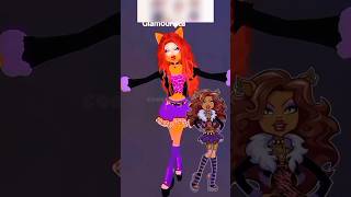 Pt 1 Clawdeen Wolf Whos next dresstoimpress robloxshorts roblox monsterhigh clawdeenwolf [upl. by Carmon]