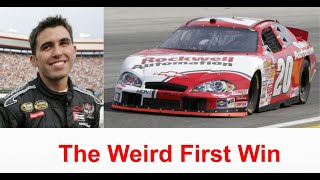 Aric Almirolas Weird First NASCAR Win [upl. by Miahc]