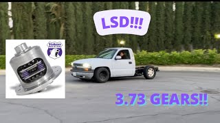 CHEVY SILVERADO GETS A LIMITED SLIP DIFFERENTIAL ON 373 GEARS [upl. by Sollars]