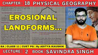 L2 Running Water and Fluvial Landforms  Physical Geography  World Geography  Savindra Singh [upl. by Eilra]