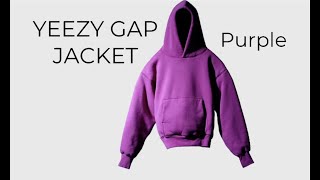 YEEZY GAP HOODIE PURPLE [upl. by Hatokad]