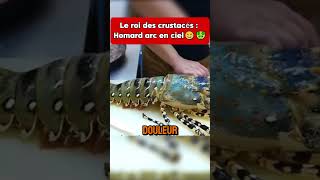 Le Roi des Crustacés  Le Homard 🦞👑 Seafood luxe shorts food cooking cuisine fyp howtocook [upl. by Gensler]