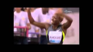 Resume des prouesses de Murielle AHOURE avant les jeux olympiques de Londres 2012 [upl. by Parry]