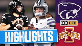 No 24 Kansas State Wildcats vs No 18 Iowa State Cyclones Highlights  FOX College Football [upl. by Tuck]