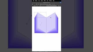 Creating a book using Blend mood in Adobe Illustrator graphicdesign designer design [upl. by Lihka]