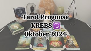 Tarotskop  KREBS  Oktober 2024  tarotberlin tarot tarotskop krebs [upl. by Aniala]