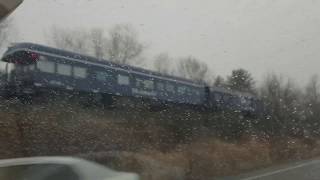 Pan Am Railways Business Train Greene Maine [upl. by Iohk]