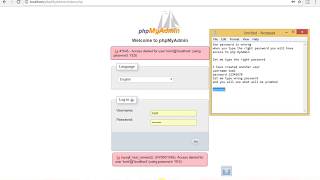 1045  Access denied for user rootlocalhost using password YES [upl. by Ahsym]