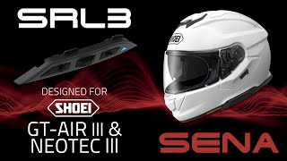 Sena SRL3  Shoei GTAir III Install  Overview  Motorcycle Comms [upl. by Phaidra]