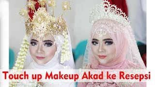 Tutorial Touch up Makeup Akad ke Resepsi [upl. by Binah]