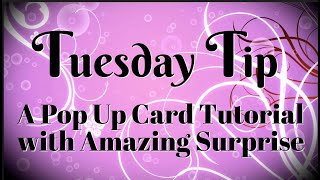 A Pop Up Card Tutorial with Amazing Surprise [upl. by Mile801]