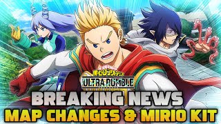 LETS GOOO MAP CHANGES AND MIRIO KIT BREAKDOWN  My Hero Ultra Rumble [upl. by Wenona]