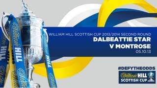 Dalbeattie Star 01 Montrose  William Hill Scottish Cup Second Round [upl. by Ho564]