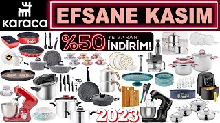 KARACA KASIM İNDİRİMLERİ 2023  P KARACA İNDİRİMLERİ TENCERE SETLERİ ÇEYİZLİK KARACA EFSANE KASIM [upl. by Enimisaj]