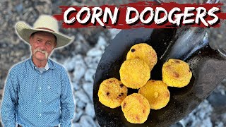 Making John Waynes Legendary Corn Dodgers  Hot Water Cornbread [upl. by Aynahs]