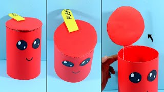 How to Make Trash Bin From Plastic Bottle  DIY Handmade Trash Bin  Paper Trash Bin Idea [upl. by Apicella]