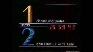 Heiligabend 1979 ORF FS 1 quotgeteiltequot Programmtafel  Ansage [upl. by Asiak]