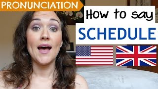 How to Pronounce SCHEDULE US UK amp Australian pronunciation [upl. by Atinomar]