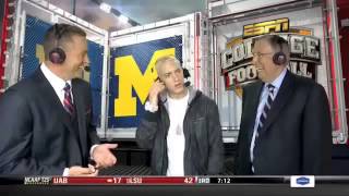 Eminems ESPN interview is really awkward [upl. by Calvinna567]