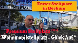 Sensation  quotStellplatz Glück Aufquot der erster offizieller Wohnmobilstellplatz in Bochum bei Spürkel [upl. by Ayifas]