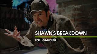 Psych The Musical Soundtrack  quotShawns Breakdownquot Instrumental Version [upl. by Imehon366]